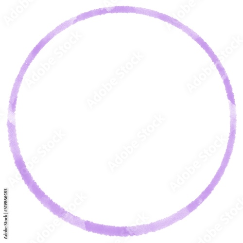 Purple Circle Frame