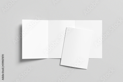 A4 Trifold Brochure Mockup
