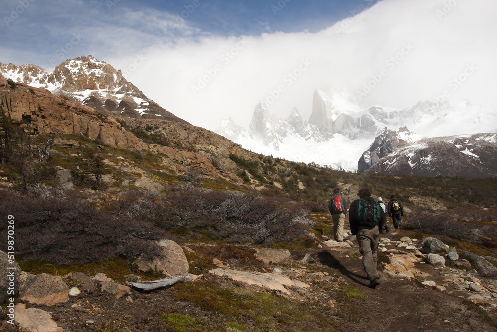 Hiking at El Chalten, Patagonia, Argentina