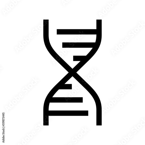 dna icon or logo isolated sign symbol vector illustration - high quality black style vector icons
