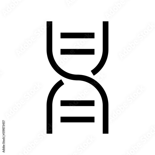 dna icon or logo isolated sign symbol vector illustration - high quality black style vector icons
