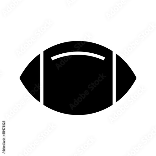 Ball American Football icon or logo isolated sign symbol vector illustration - high quality black style vector icons 