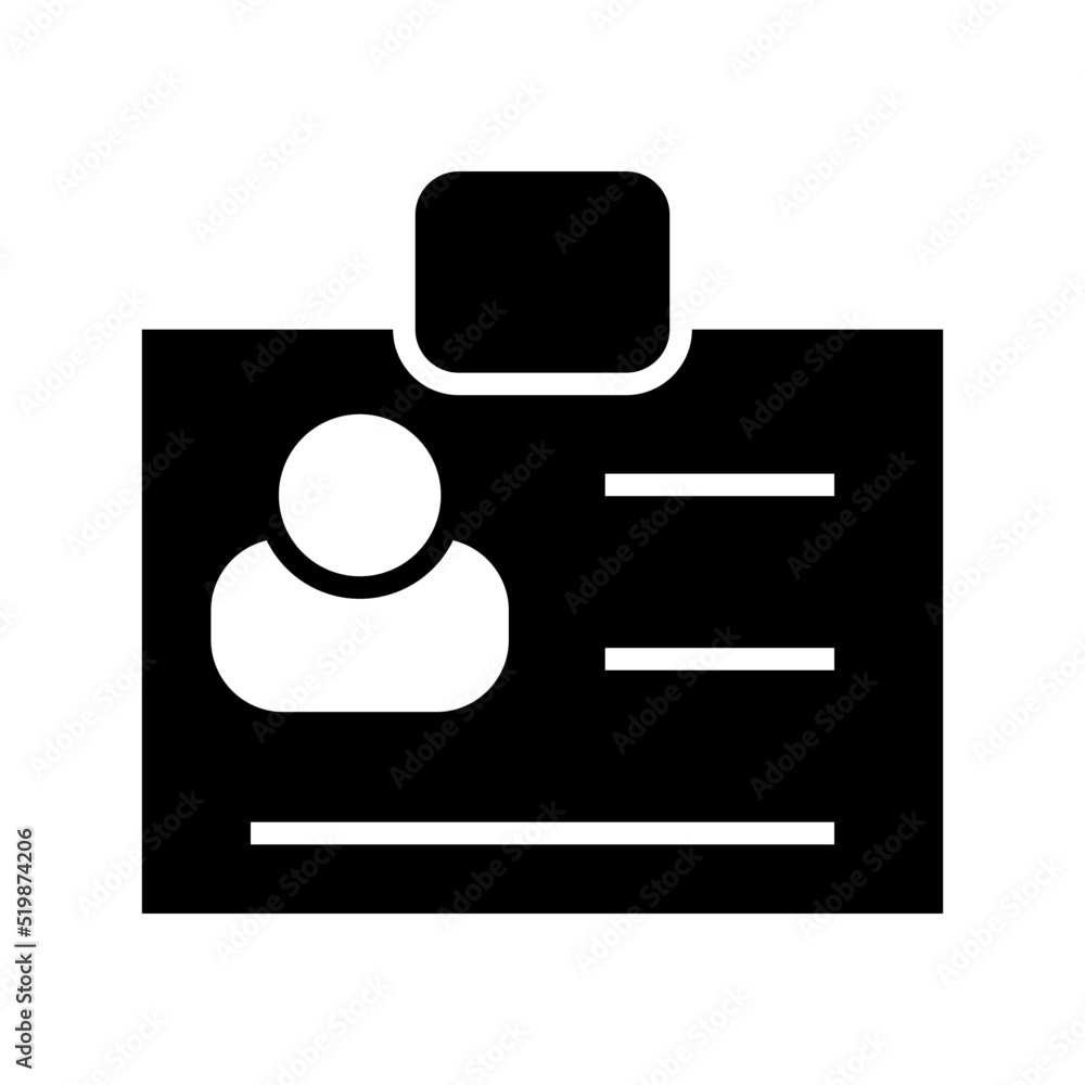 id card icon or logo isolated sign symbol vector illustration - high quality black style vector icons
id card icon or logo isolated sign symbol vector illustration - high quality black style vector icons