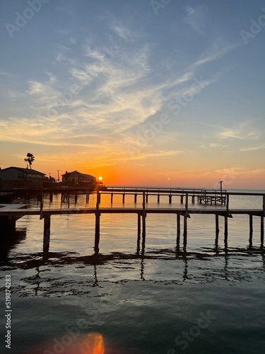 sunset on the beach