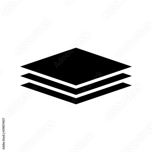 layers icon or logo isolated sign symbol vector illustration - high quality black style vector icons
