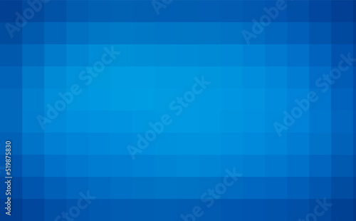 Vector blue background. Geometric texture from blue squares. Abstract pattern of square pixels. Creative design template for celebration and season decoration. A backing of mosaic squares. EPS 10