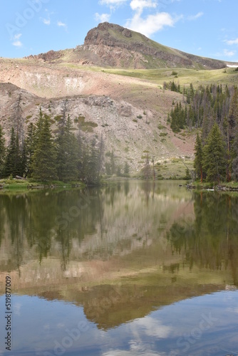 Reflection s on a mountain lake