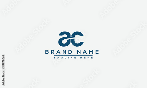 Logo design letter AC . Elegant modern. Vector template.