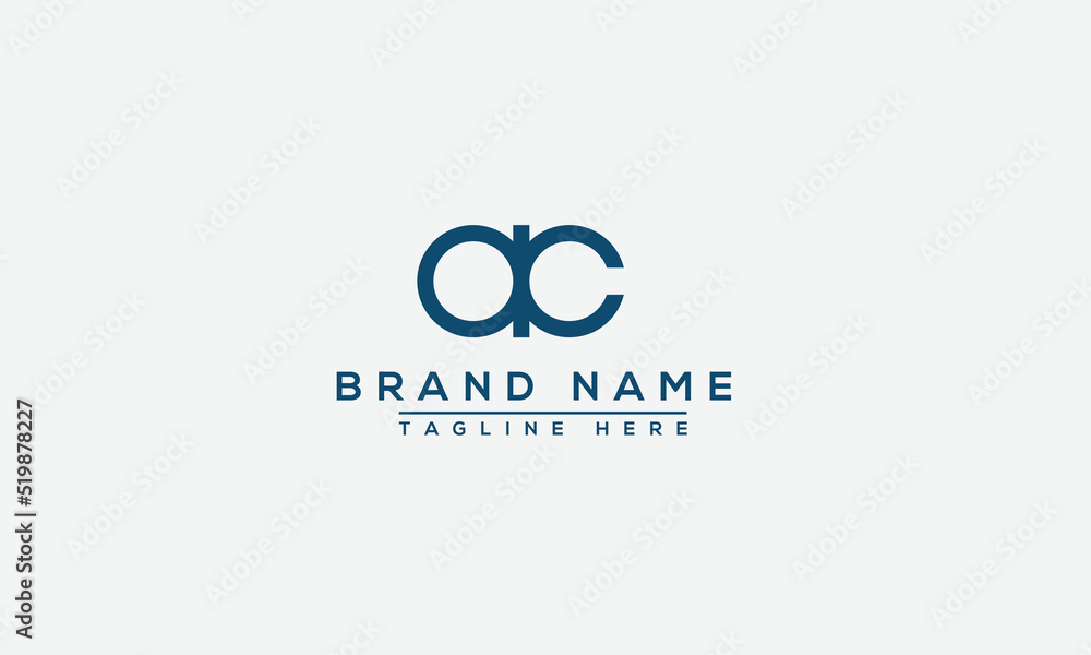 Logo design letter AC . Elegant modern. Vector template. Stock Vector ...