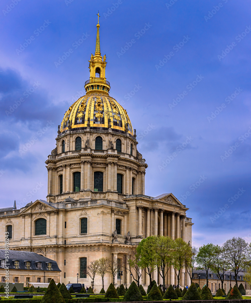 Exterior of the Invalides Dome, Paris