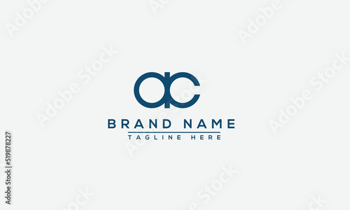Logo design letter AC . Elegant modern. Vector template.