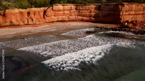 Es Bol Nou (Sa Caleta beach) in Ibiza, Spain