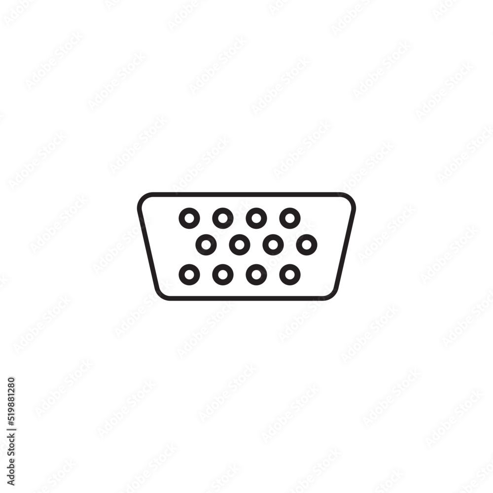 VGA cable icon VGA cable icon