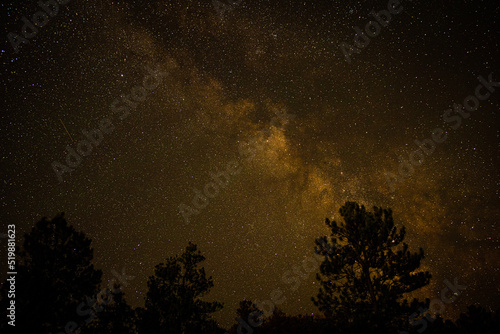 Milky Way in night sky, South Dakota, USA