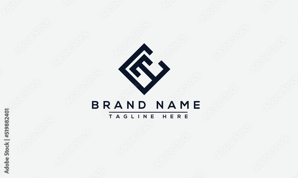 Logo design letter ET . Elegant modern. Vector template. Stock Vector ...