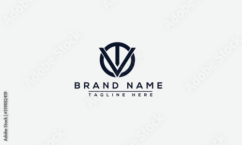 Logo design letter VT . Elegant modern. Vector template.