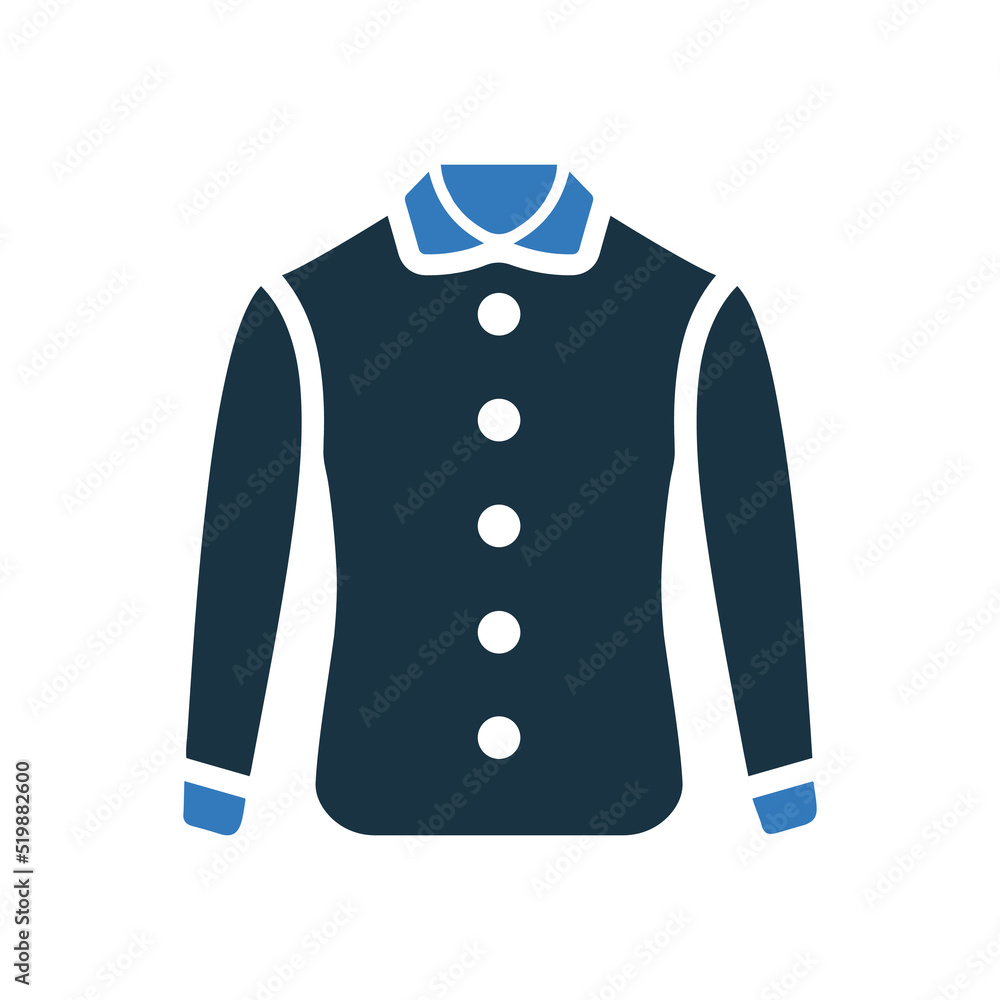 Formal, man, shirt icon. Simple flat design concept. Formal, man, shirt icon. Simple flat design concept.