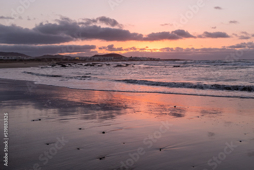 Famara beach, lanzarote