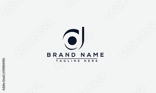 Logo design letter OD . Elegant modern. Vector template.