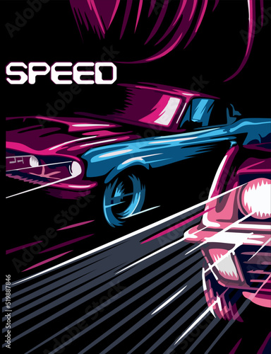 carro americano velocidad