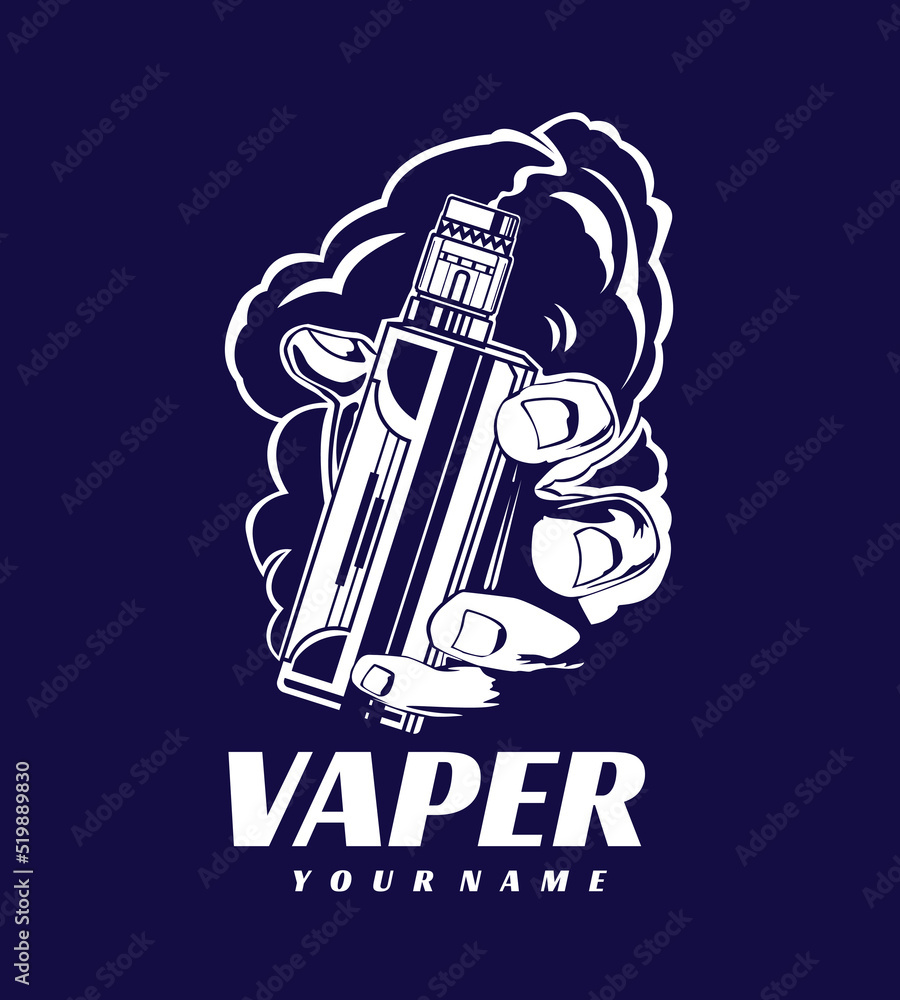 simple flat vape logo vector. simple flat vape logo vector.