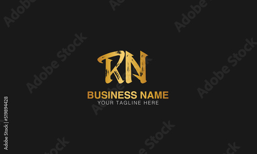 RN initial logo | initial based abstract modern minimal creative logo, vector template image. luxury logotype logo, real estate homie logo. typography logo. initials logo.