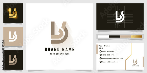 Letter bb or Lb monogram logo