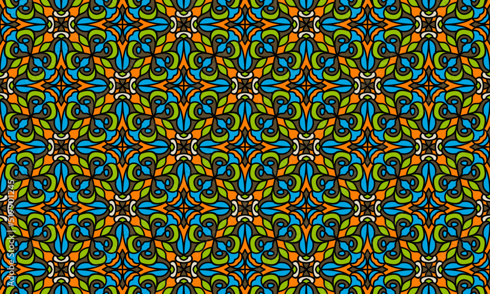 abstract background ethnic pattern colored
