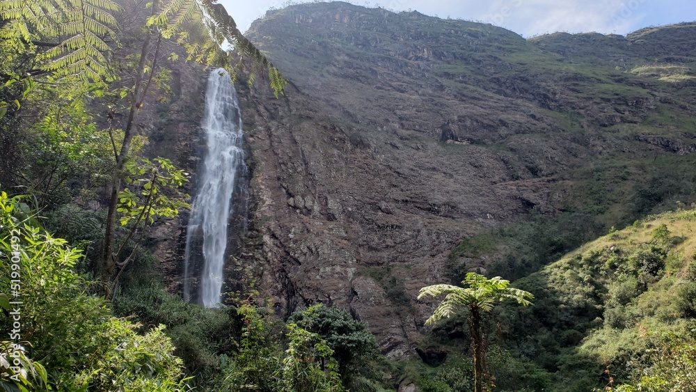 Casca d'Anta waterfall in the middle of the Serra da Canastra, Minas Gerais, Brazil. Casca d'Anta waterfall in the middle of the Serra da Canastra, Minas Gerais, Brazil.