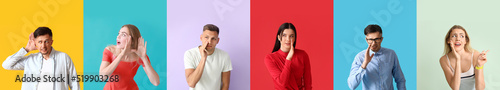 Set of gossiping people on ...