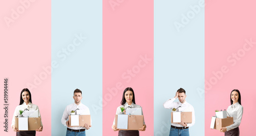 Set of dismissed and fired ...