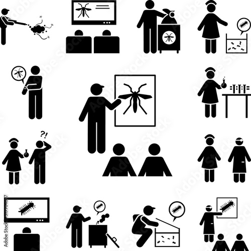 Aedes, awareness, campaign, dengue, icon in a collection with other items