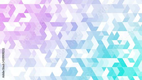 三角パターン背景素材，ピンクとグリーンのグラデーション