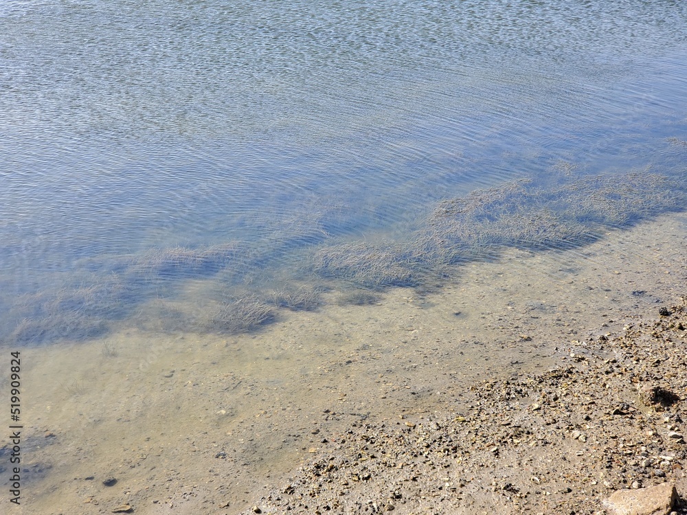 sand and water