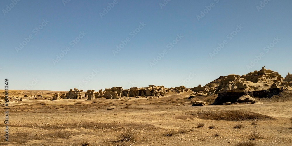 Bisti Badlands rock formation