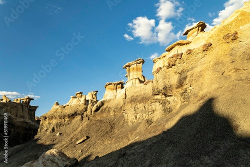 Bisti Badlands rock formation