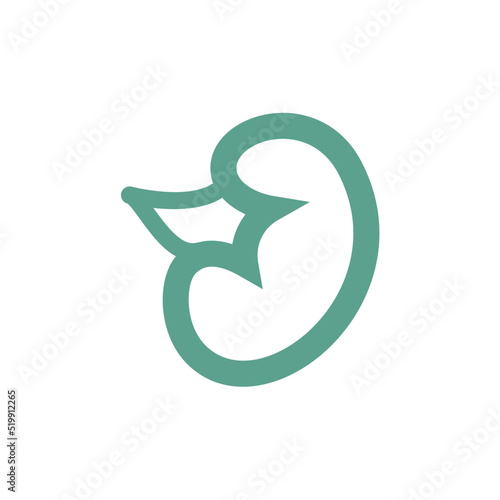 symbol on white background