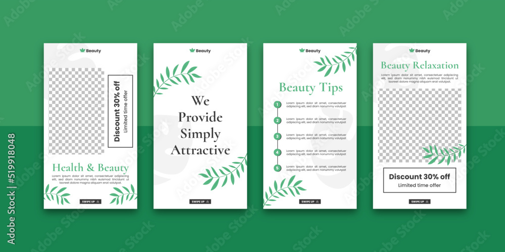 Beauty and Spa Social Media Stories Template Beauty and Spa Social Media Stories Template