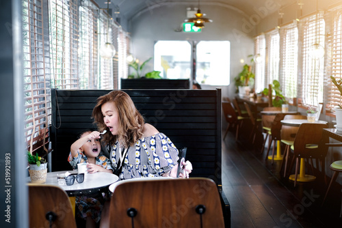woman in cafe