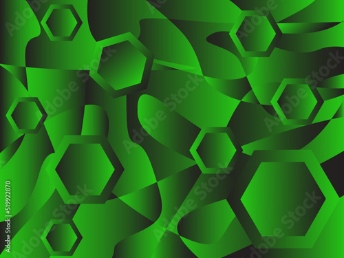 green turtle back abstract gradation background photo