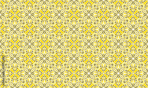 gold background ethnic pattern abstract