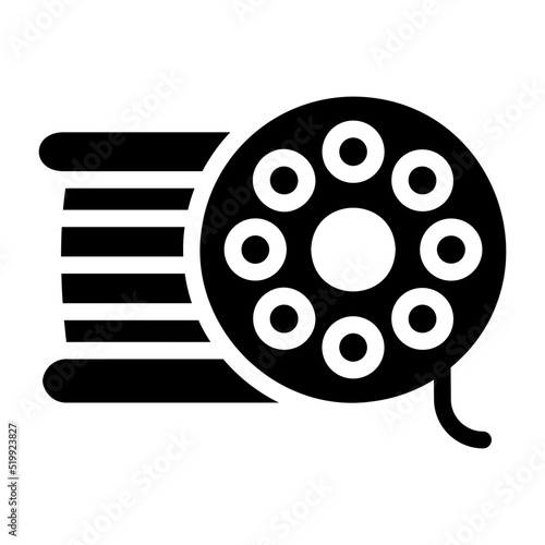 bobbin glyph icon
