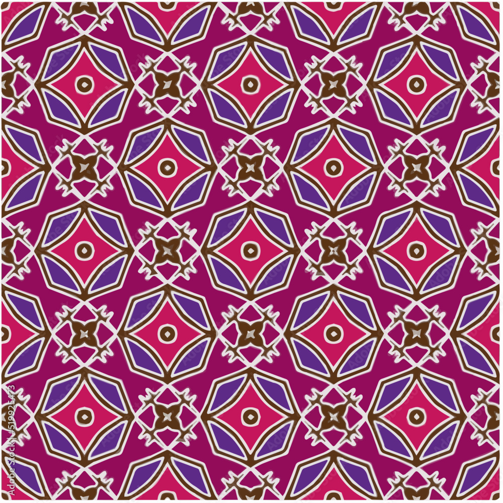 Seamless vector pattern. Background texture in geometric ornamental style.Repeat background.