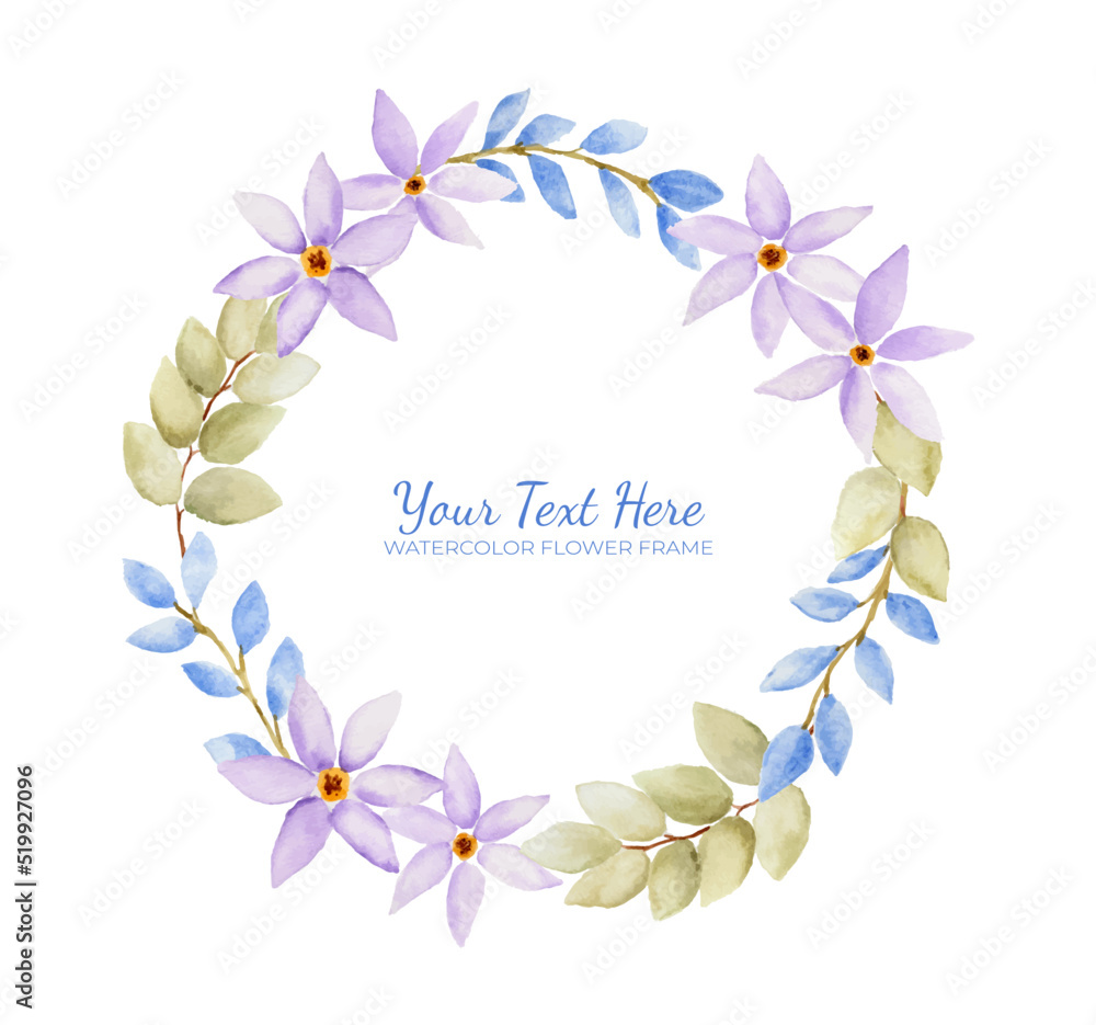 Manual painted of flower watercolor as background frame. Manual painted of flower watercolor as background frame.