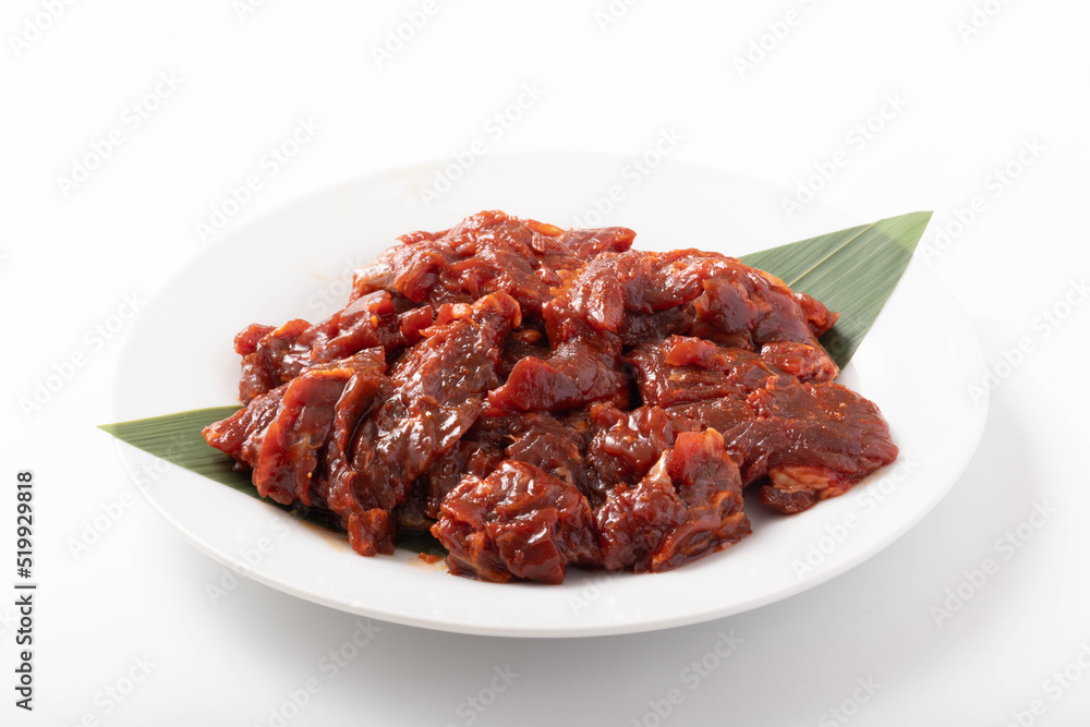 牛ハラミ (たれ漬け・にんにく味) 牛ハラミ (たれ漬け・にんにく味)