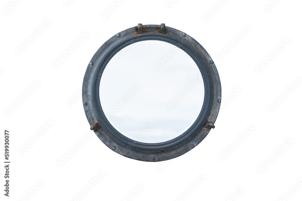 Old classical design mirror isolated on white background. Design element with clipping path. Old classical design mirror isolated on white background. Design element with clipping path.