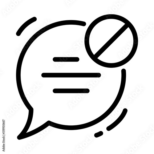 Block Chat Icon