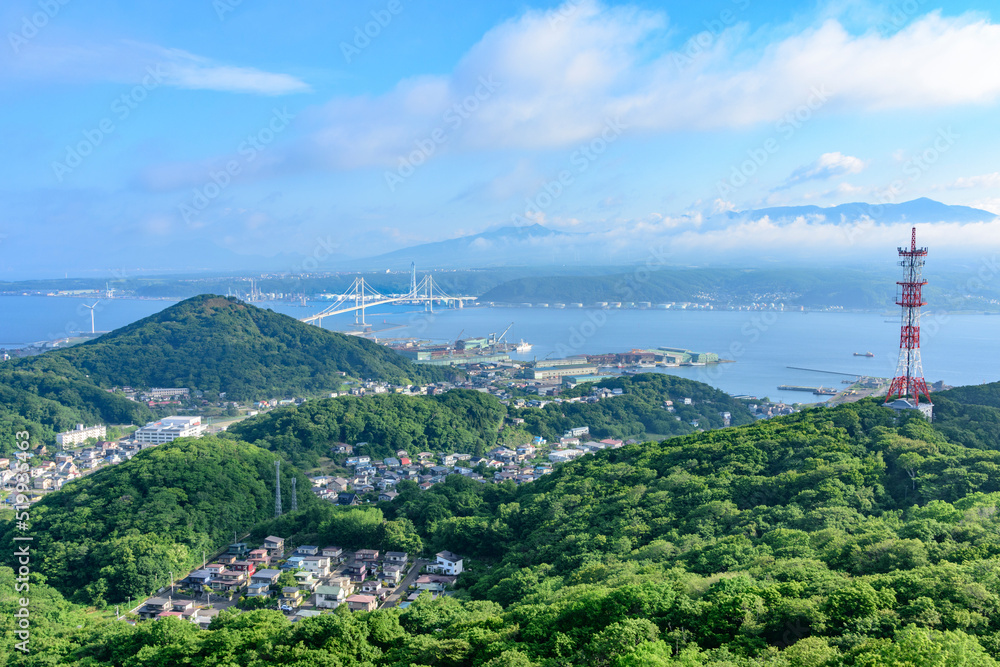 Fototapeta premium 北海道 室蘭の港 