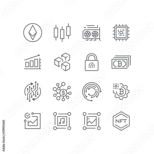 Crypto icon set 2