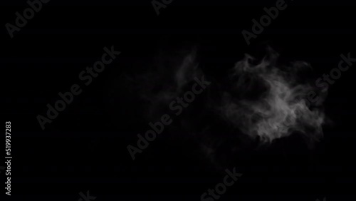 Smoke Reveal Transition with Alpha Channel